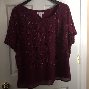 FINAL MARKDOWN!! Sequence Blouse NWT - Roman’s